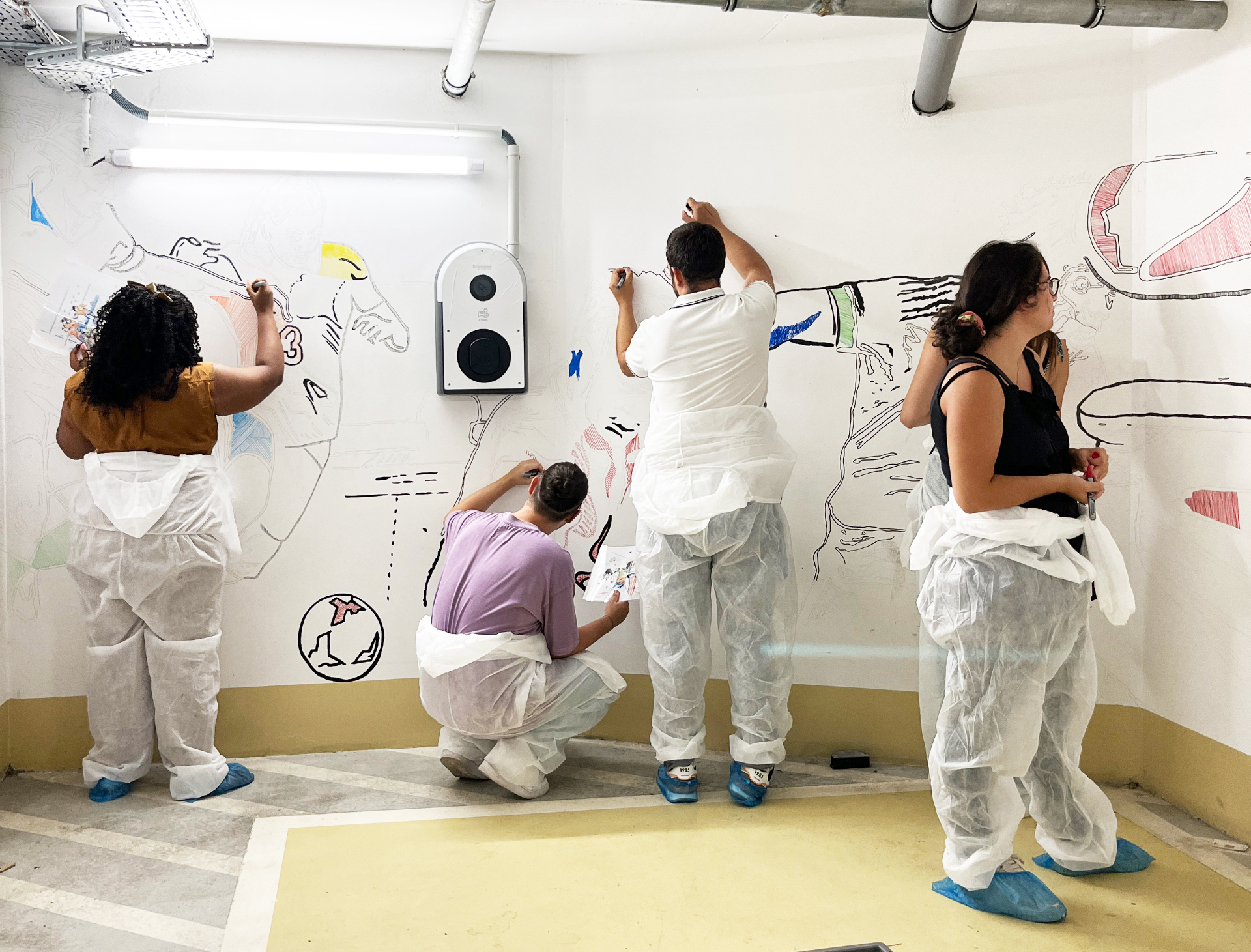 FRESQUES COLLABORATIVES JEUX OLYMPIQUES — TEAM-BUILDING / FRESQUE / PROJET PARTICIPATIF